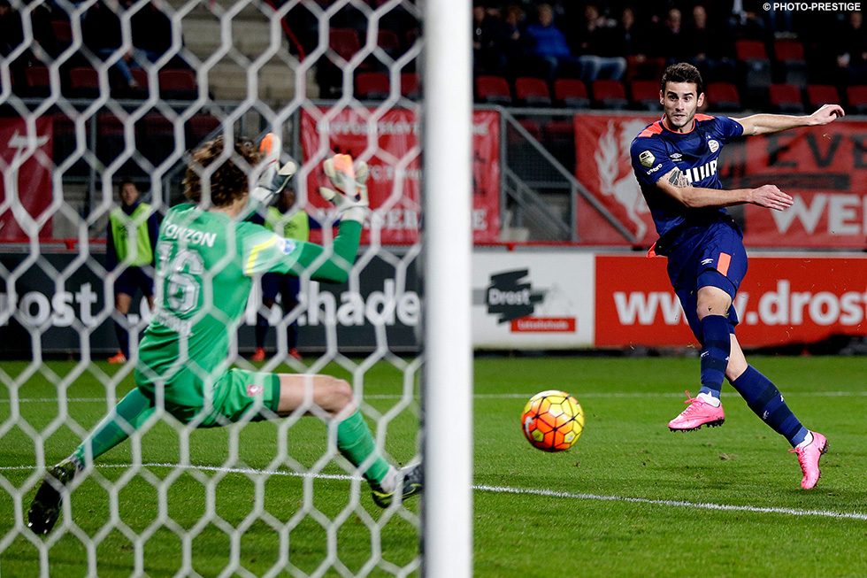 Gastón Pereiro schoot PSV vorig seizoen in veilige haven