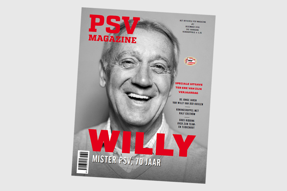 De cover van het nieuwste PSV Magazine, dat volgende week verschijnt