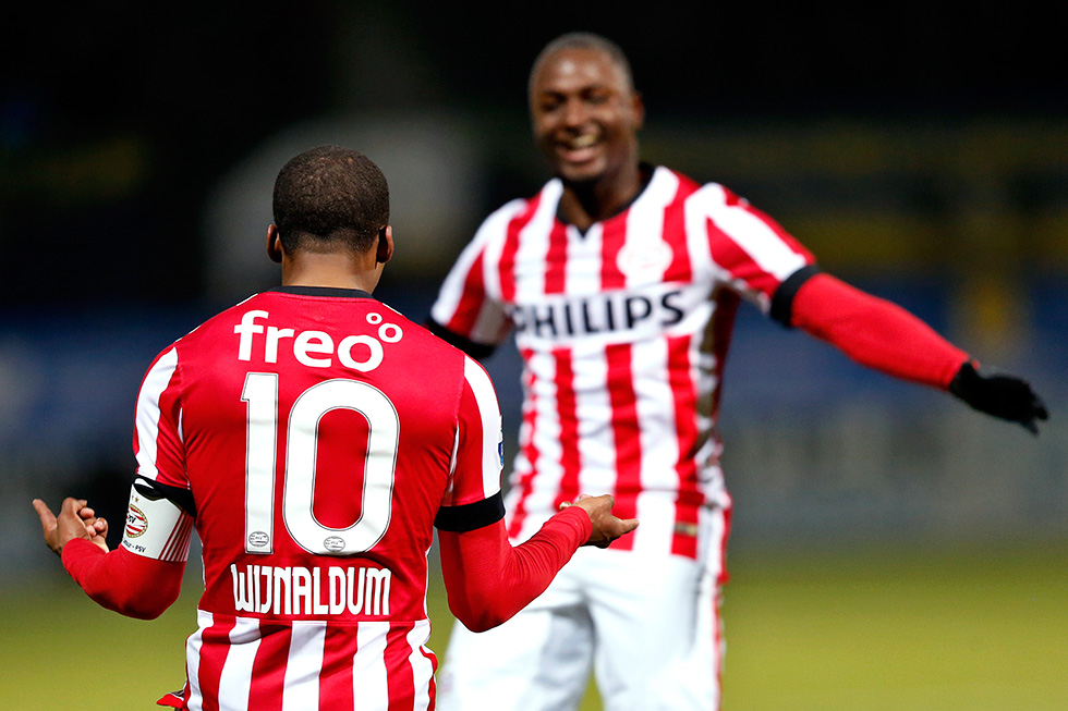 Georginio Wijnaldum scoorde de 0-1 op aangeven van Jetro Willems © Pics United