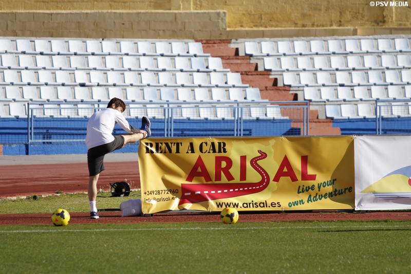 Ochtendtraining PSV-selectie in 30 beelden
