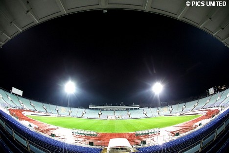 Het Vasil Levski National Stadium in de Bulgaarse hoofdstad Sofia.