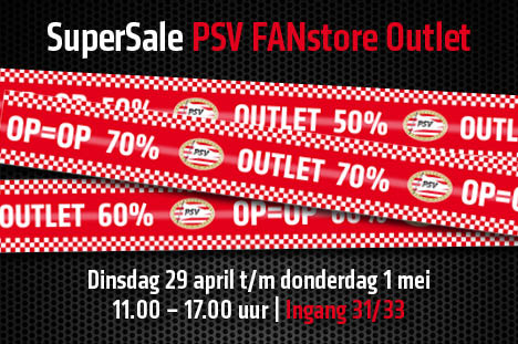 SuperSale in de PSV FANstore op dinsdag, woensdag en donderdag!