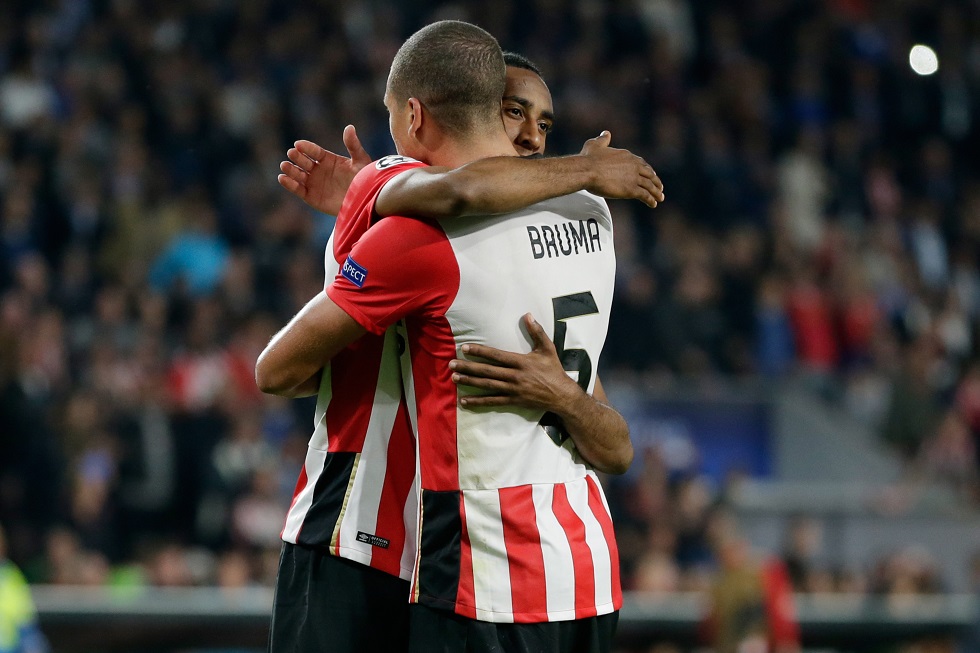 Johsua Brenet en Jeffrey Bruma als teamgenoten bij PSV