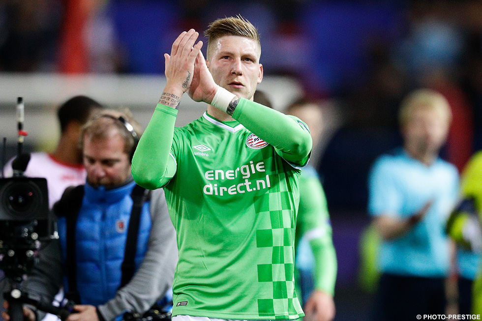 Jordy de Wijs speelde eerder dit seizoen enkele wedstrijden in PSV 1. Komend jaar moeten daar meer bijkomen, vindt hij