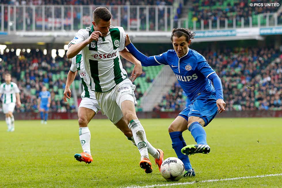 De uitwedstrijd eerder dit seizoen in de Euroborg eindigde in een 1-1 gelijkspel | © Pics United