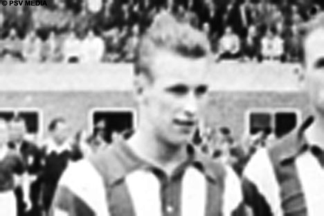 Cees Heerschop, verdediger van het kampioensteam van PSv in 1963.