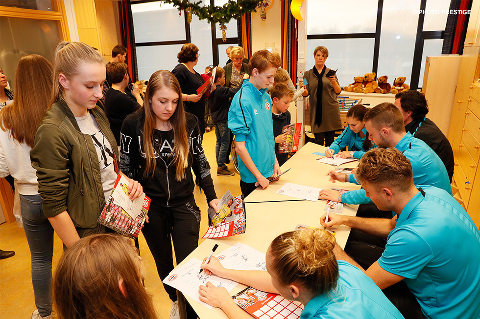 Uiteraard kreeg iedereen een handtekening