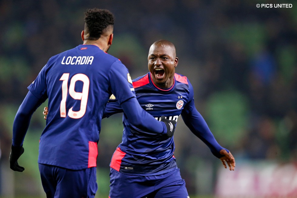 Vreugde bij Jetro Willems, die zijn eerste van het seizoen scoorde | © Pics United