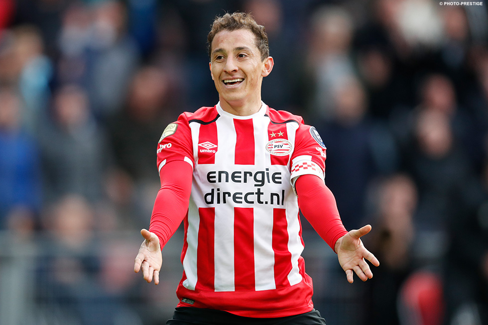 Is Andr&eacute;s Guardado aan zijn laatste wedstrijden voor PSV bezig?