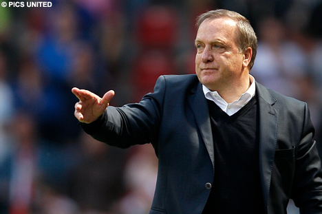 Dick Advocaat won in 1996 met PSV al een keer de KNVB beker.