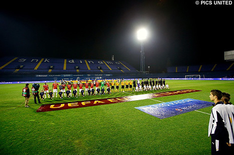 Dinamo Zagreb-PSV werd twee weken geleden zonder publiek afgewerkt.