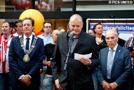 Michel Keeris van de Stichting 1913, initiatiefnemer van het project.