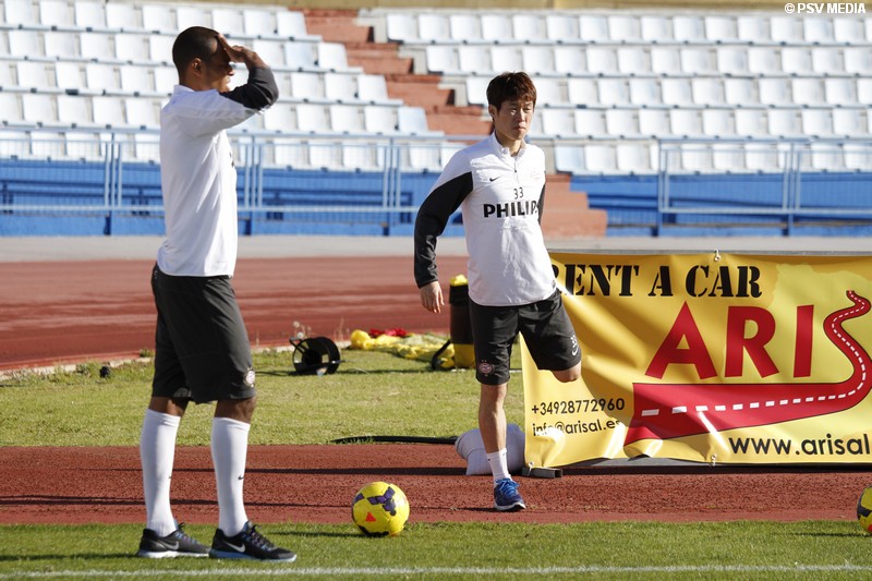 Ochtendtraining PSV-selectie in 30 beelden