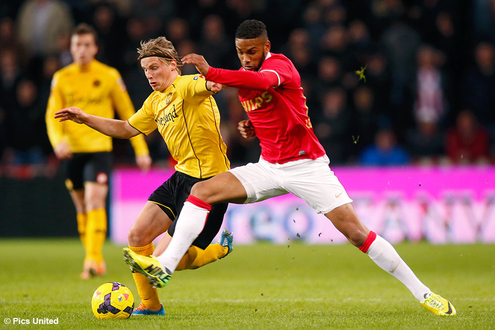 Jürgen Locadia scoorde tijdens de laatste editie van PSV - Roda JC Kerkrade (3-1) | © Pics United