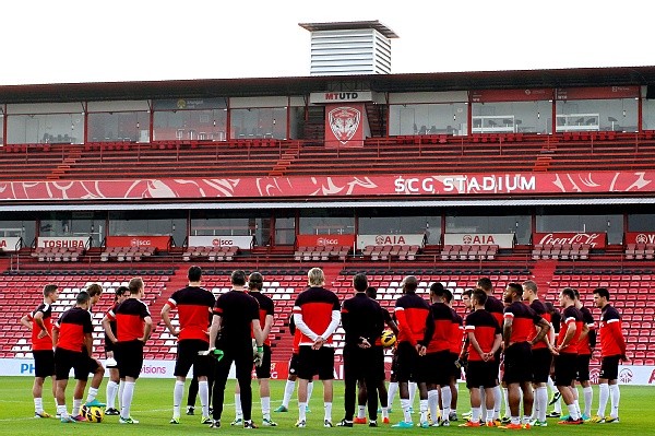 PSV trainde in het stadion van Muangthong United.