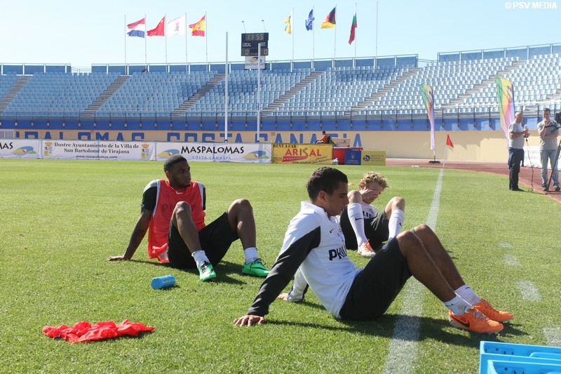 Ochtendtraining PSV-selectie in 30 beelden