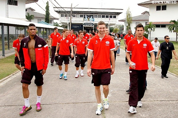 Ook de spelers waren onder de indruk van wat ze te zien kregen.