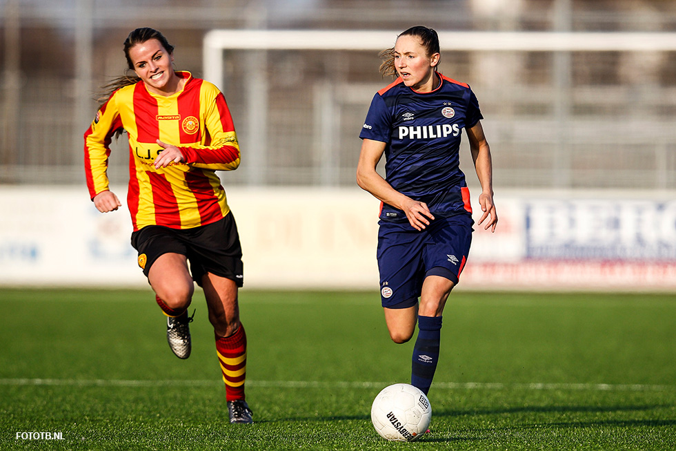 Nadia Coolen scoorde zaterdag tweemaal | ©FOTOTB.NL