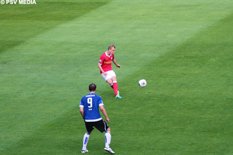 Jorrit Hendrix begon in de basis en speelde een uur.