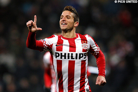 Met de 1-4 gooit Dries Mertens de wedstrijd definitief op slot.