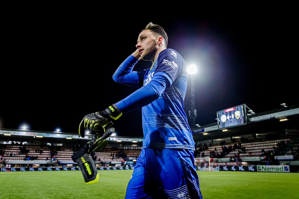 Koopmans werd eerder deze week viermaal gepasseerd op bezoek bij Sparta Rotterdam