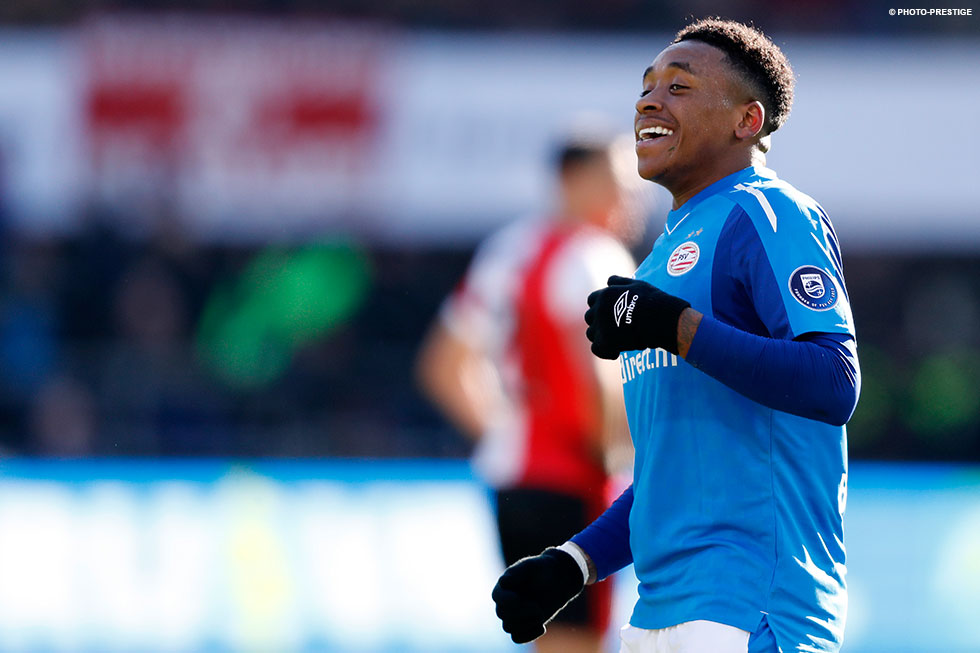 Steven Bergwijn kan tegen Willem II voor het derde achtereenvolgende uitduel scoren. De laatste PSV'er die dat deed was Jürgen Locadia