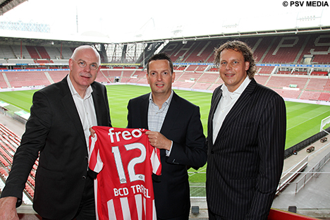 BCD Travel uit Utrecht verbindt zich tot 2017 aan PSV.