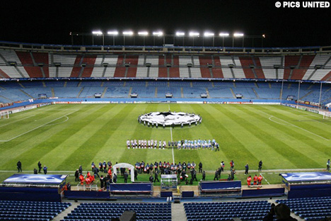 In 2008 speelde PSV in een leeg stadion tegen Atl&eacute;tico Madrid.