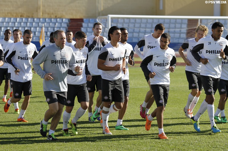 Ochtendtraining PSV-selectie in 30 beelden