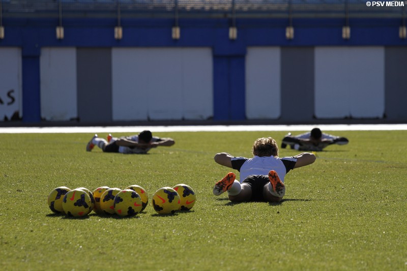 Ochtendtraining PSV-selectie in 30 beelden