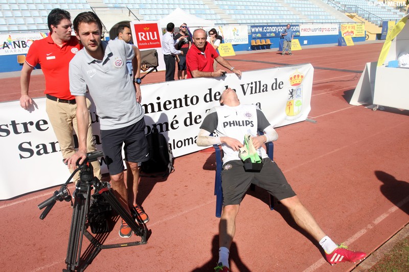 Ochtendtraining PSV-selectie in 30 beelden