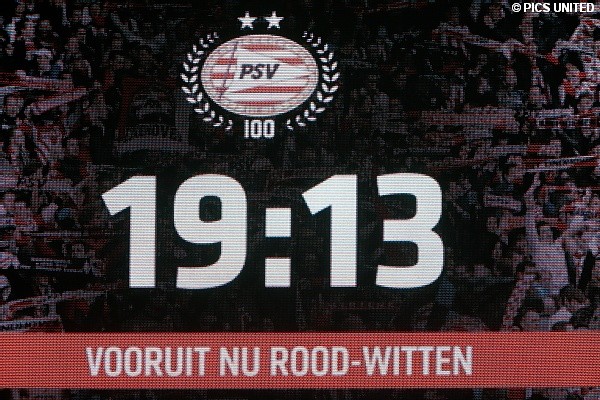 Dat was in de 1913e competitiewedstrijd van PSV.