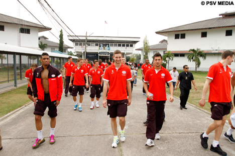 De spelers waren onder de indruk wat er zich binnen allemaal afspeelde.