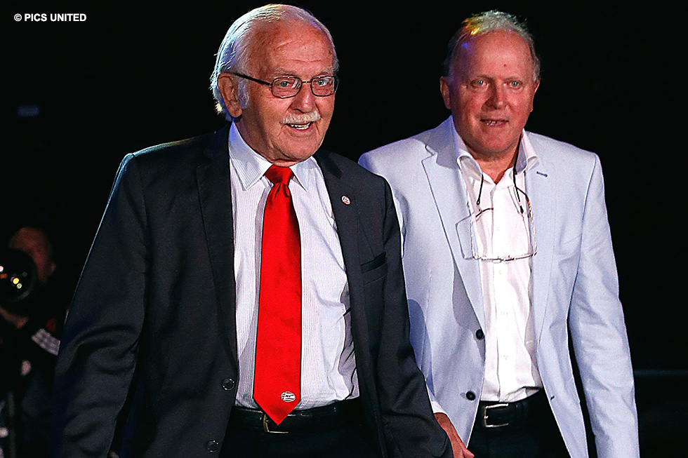 Fons van Wissen tijdens het 100-jarig jubileum van PSV | Pics United