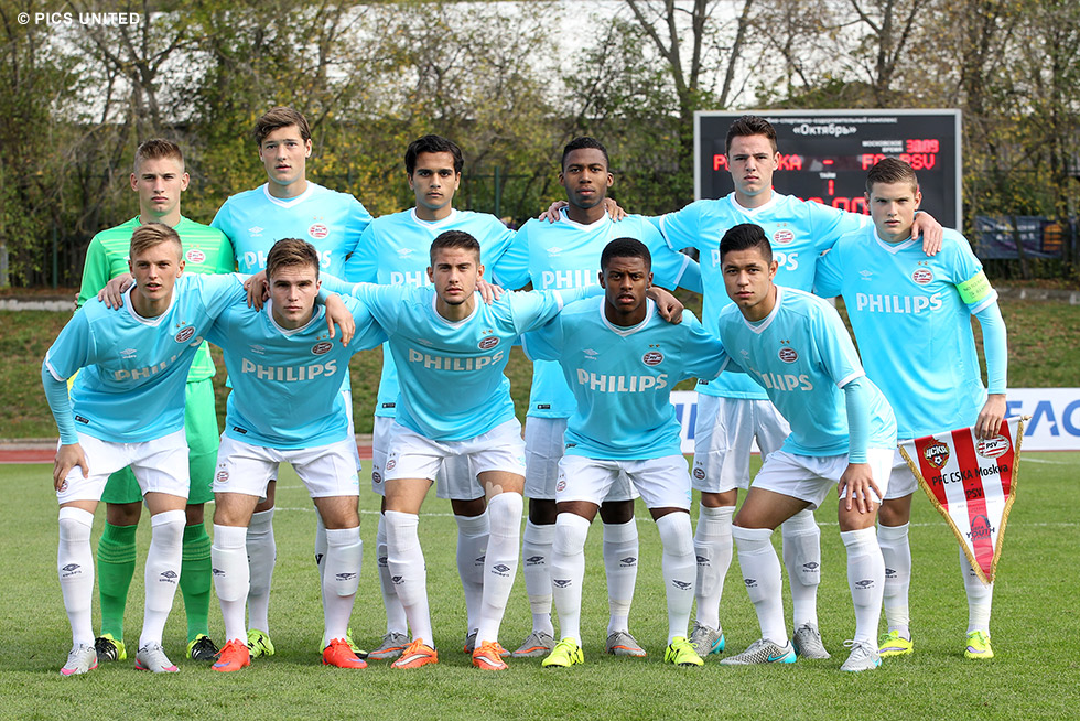 Met deze elf begon PSV O19 aan het UEFA Youth League-duel | &copy; Pics United