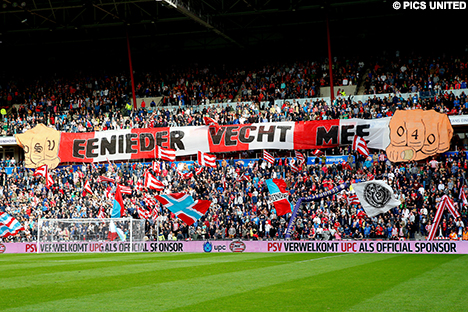 Steun PSV in de thuiswedstrijd tegen Excelsior van zondag.