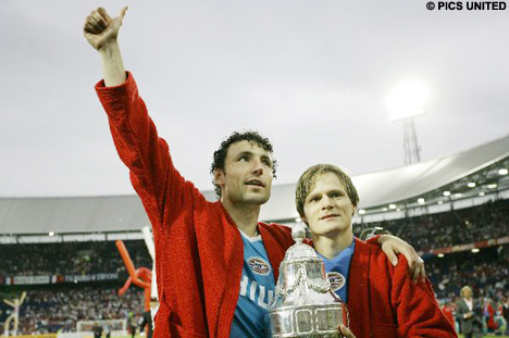 In 2005 won Mark van Bommel de KNVB beker met PSV tegen Willem II.
