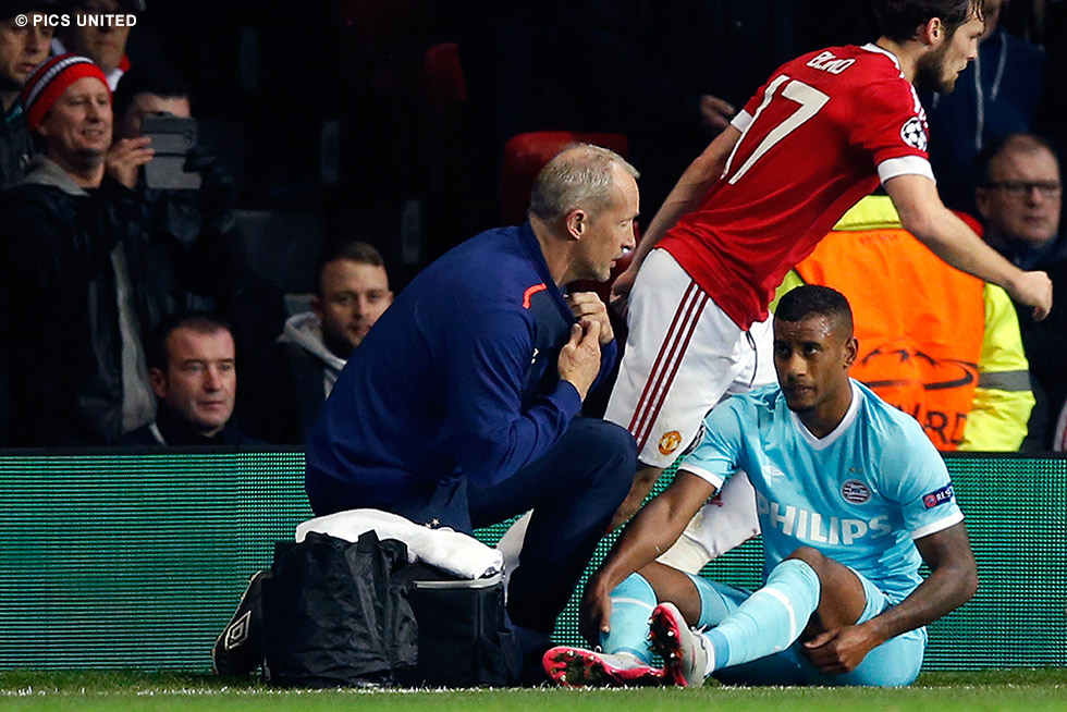 Luciano Narsingh moest de wedstrijd na achttien minuten al staken | © Pics United