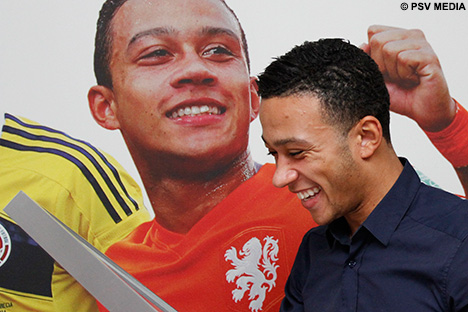 Memphis toonde zich erg verheugd met het gebaar van de club.