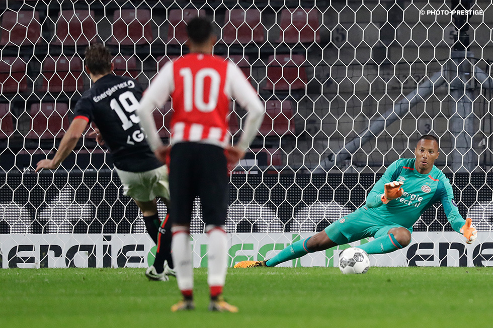 Room stopte maandagavond een strafschop