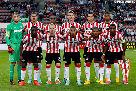 Met deze elf spelers begon PSV aan het duel met Estoril.