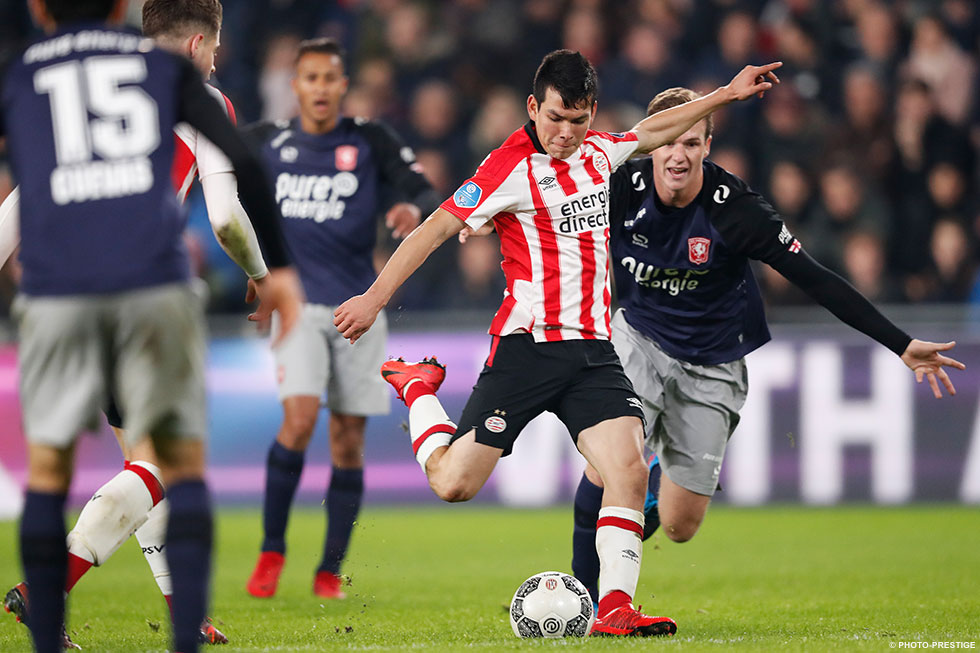 Eerder dit seizoen won PSV met 4-3 van FC Twente