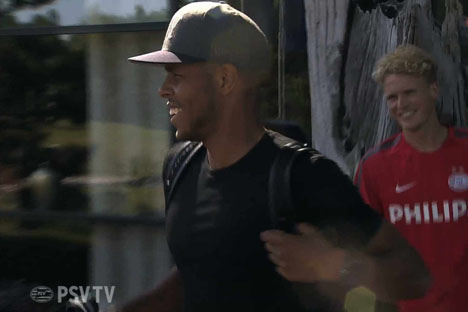 Zanka nam maandagmorgen afscheid van PSV.