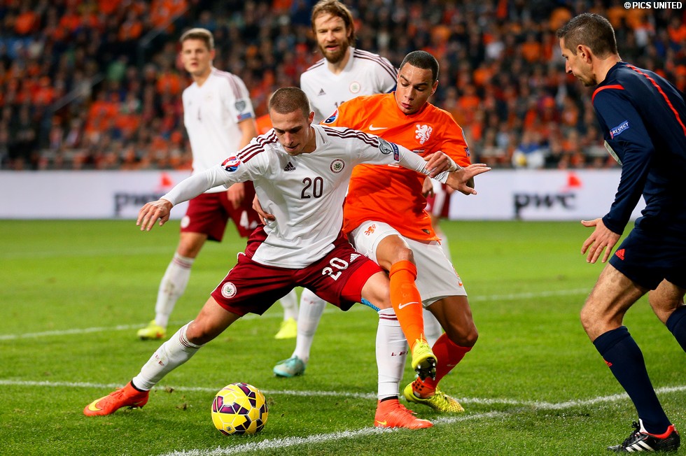 Nederland-Letland in 30 beelden