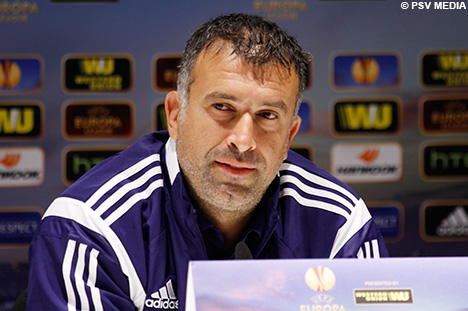 Yannis Anastasiou, hoofdcoach van Panathinaikos FC.