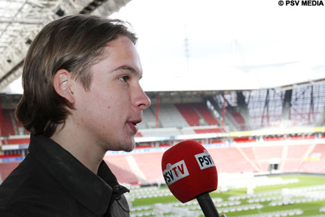 Direct na het tekenen stond Bertrams PSV TV te woord.