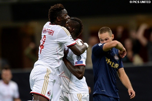 In Milaan ging een moedig PSV onderuit met 3-0.