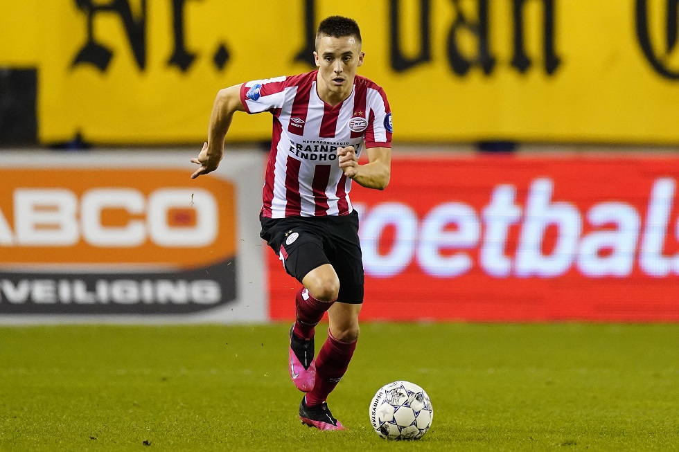 Ryan Thomas speelt zondag tegen Feyenoord zijn eerste traditionele topper voor PSV