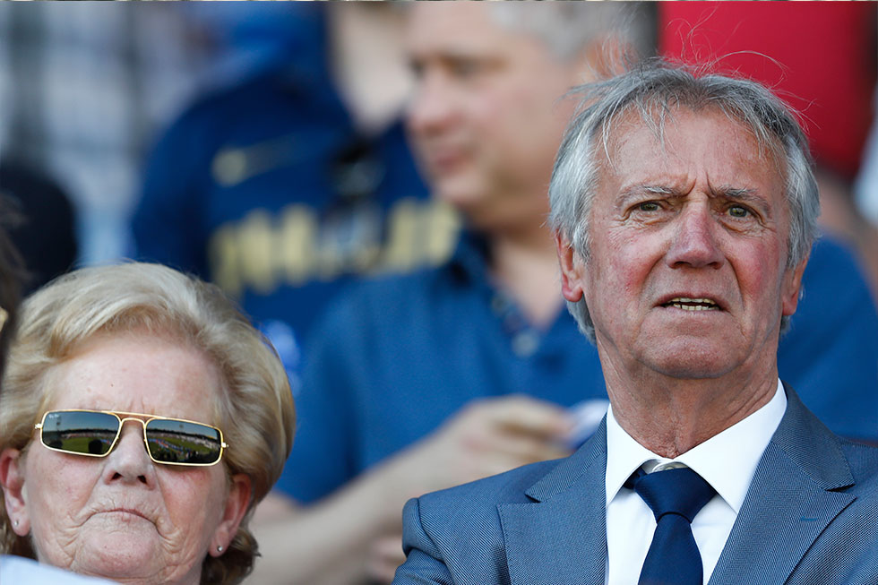 Van der Kuijlen met zijn vrouw Nel