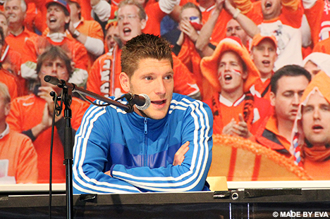 Studenten mochten vragen stellen aan de aanvoerder van PSV.